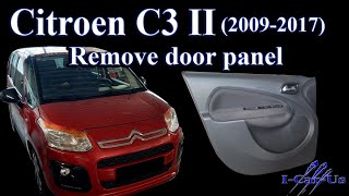 Citroen C3 II Door Panel Removal  Tutorial [upl. by Curtis]