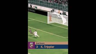 K Trippier free kick goal efootball supersubofficial shorts [upl. by Akers424]