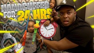 Hand Cuffed To MY ENTIRE FAMILY For 24 Hours [upl. by Winters]