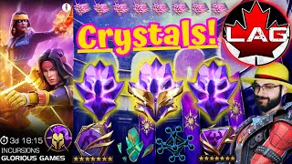 New FTP 7Star Rank 3 Multi 7Star Crystal Opening Saga Incursions Full Rewards MainAlt  MCOC [upl. by Nolly765]