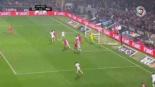 Goal  Golo Claudemir V Guimarães 11 Sp Braga Liga 1819 8 [upl. by Norby725]