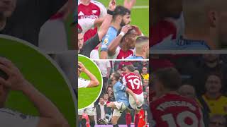 Leondro Trossard red card vs Manchester City vs Arsenal Trossard gets Red Card [upl. by Eilyr]