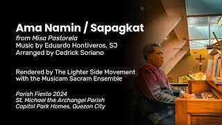 Ama Namin  Sapagkat Hontiveros arr Cedrick Soriano  Lighter Side Movement [upl. by Acirtap]