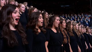 quotCome Thou Fount of Every Blessingquot BYU Inauguration Combined Choirs and Orchestra [upl. by Acimad505]