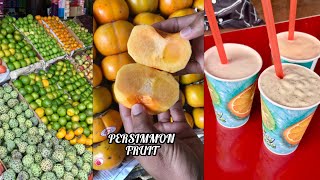 കാകി പഴത്തിന്റെ ജൂസ് കിട്ടുന്ന സ്പോട്ട്  PERSIMMON FRUIT JUICE Rs60₹ juice [upl. by Templeton]