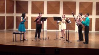 D’Rivera  Aires tropicales for Wind Quintet [upl. by Atinna544]