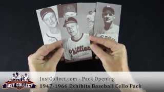 Pack Opening 19471966 Exhibits Cello Pack [upl. by Kienan]