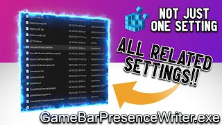 Gamebar Presence Writer  Disable ALL related settings  Fix All Stuttering in Games Completely 💯 [upl. by Waite]