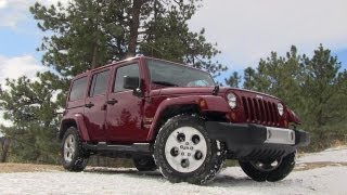 2013 Jeep Wrangler Sahara 060 MPH On Road Review Jeep Week Video  2 [upl. by Eycats592]