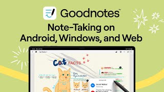 Getting Started NoteTaking on Goodnotes on Android Windows and Web [upl. by Sharlene]