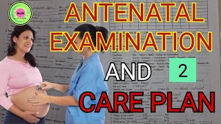 Antenatal Examination And Care Plan  Maternity Health Nursing Midwifery Case Book [upl. by Kabob]