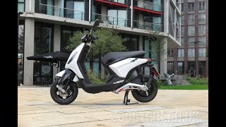 SLUK  First ride Piaggio 1 Active electric scooter [upl. by Nwahsak]