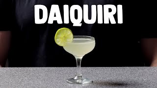 Classic Daiquiri Cocktail Recipe [upl. by Naillij]