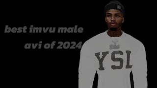 NEW best imvu male mesh head avi HANDSOME😍  mr take your babymoms  NOOB TO TRILL [upl. by Sadirah]