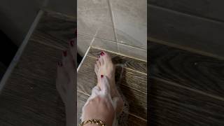 Foot care 😍 asmrvideo cleantok silentvlog footcare footcareroutine footcareasmr [upl. by Pollie]