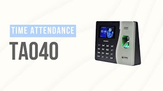 Unboxing TA040 Biometric Time Attendance and Access Control Terminal [upl. by Hebbe]