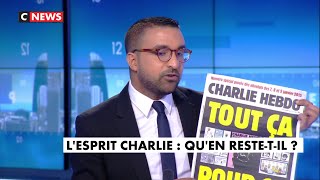 «Il faut montrer Charlie Hebdo» Amine El Khatmi président du Printemps Républicain [upl. by Yhtomit]