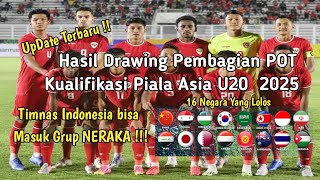 Hasil Drawing dan Pembagian POT Piala Asia u20 2025 [upl. by Azenav]