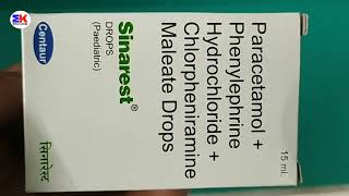 Sinarest Drops  Paracetamol Phenylephrine and Chlorpheniramine Drops  Sinarest Drops Uses Benefits [upl. by Tormoria833]