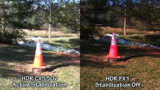 Sony HDR CX550v Review Comparison and Slow Motion Test [upl. by Ayekim]