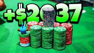 The CRAZIEST 25 Game in the WORLD 2000 POT w SET of ACES  Poker Vlog 224 [upl. by Pauiie]