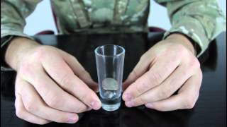 Shot Glass and a Coin Trick  Bar Tricks [upl. by Ribak]