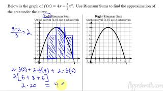 Calculus ABBC – 62 Approximating Areas with Riemann Sums [upl. by Emeric]