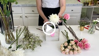 How to DIY a Baby or Bridal Centerpiece [upl. by Nerita]