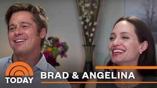 Angelina Jolie Brad Pitt Discuss Marriage New Film Cancer Fight  TODAY [upl. by Schatz]