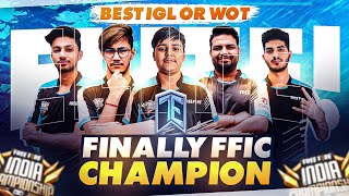 FFIC FINALS HIGHLIGHTS🔥  HOW I LEAD MY TEAM TO VICTORY🥇 BEST IGL OR WOT MUST WATCH champions [upl. by Sinnelg]