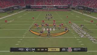 EA SPORTS College Football 25 Pass Game Locked Georgia Bulldogs [upl. by Ermine]