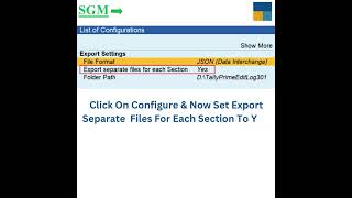 HOW TO EXPORT GSTR 1 JSON FILE FOR EACH SECTIONS IN TALLY PRIME [upl. by Alleroif119]