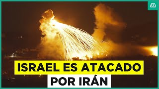 Israel es atacado por Irán Primeros registros del bombardeo [upl. by Nylirak145]