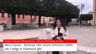 Maria Caputo  Premio Letterario il Borgo Italiano 2024 [upl. by Zacek482]