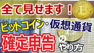 ビットコイン・仮想通貨の確定申告のやり方全て見せます [upl. by Nneb520]