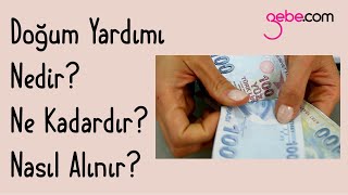 Doğum yardımı nedir Doğum yardımı nasıl alınır [upl. by Nohtahoj]