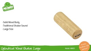 Cylindrical Wood Shaker Large  NINO2 [upl. by Accebber]