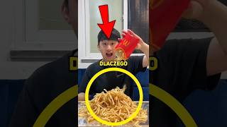 Dlaczego frytki McDonalds smakują tak dobrze 😲 shorts viral [upl. by Dugas]