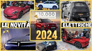 LE NOVITÀ ELETTRICHE 2024 Tutte le vetture elettriche che arriveranno nel nuovo anno [upl. by Gassman]