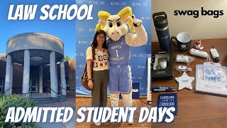 LAW SCHOOL ADMITTED STUDENT DAYS vlog UNC GW Maryland Washington amp Lee George Mason [upl. by Berni120]