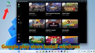 Play store download for pc windows 11 [upl. by Enaasiali]