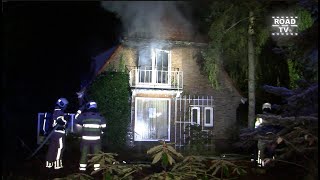 Woningbrand Obrechtlaan Bilthoven [upl. by Kayne658]