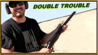 BOTH BARRELS Double Barrel Shotgun SLOMO study [upl. by Almeda972]