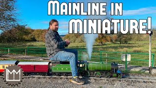 Full length trains in Miniature  At the Ryedale Model Engineers Society Chasing Dinosaurs Ep 27 [upl. by Nomrah]