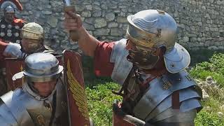 Тренировка римских легионеров в Херсонесе  Training of Roman legionaries in Tauric Chersonesos [upl. by Etnohs696]