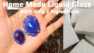 Home Made Glass Liquid With Only Two Ingredients diy craftideas [upl. by Locin998]