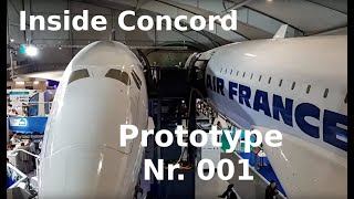 Inside the Concord Prototype  Le Bourget Airport Paris [upl. by Ledoux]