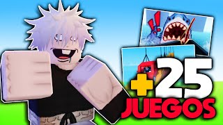 RECOMENDANDO MÁS DE 25 JUEGOS DE ROBLOX EN MENOS DE 5 MINUTOS ☝🤓 [upl. by Medeah]