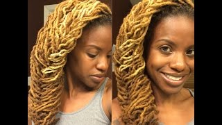 Puffed Up 3D Cute Side Locs Braid [upl. by Minnnie]