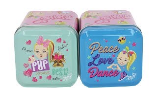 JoJo Siwa Mini Tins Unboxing Toy Review [upl. by Aniryt233]